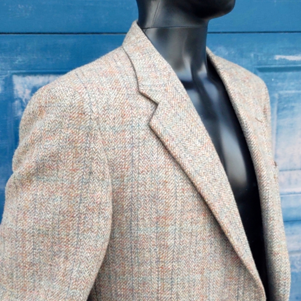 Christian Brooks Vintage Men's (2) Button Luxury Pure Thick 🦙 Wool Blazer
